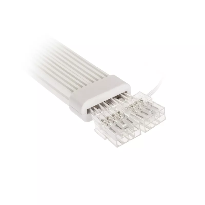 Kabel przedłużający PCI-E 8-pin Kolink Umbra Radiant ARGB — podwójny 2× 8-pin, przedłużenie w oplocie do zasilania GPU