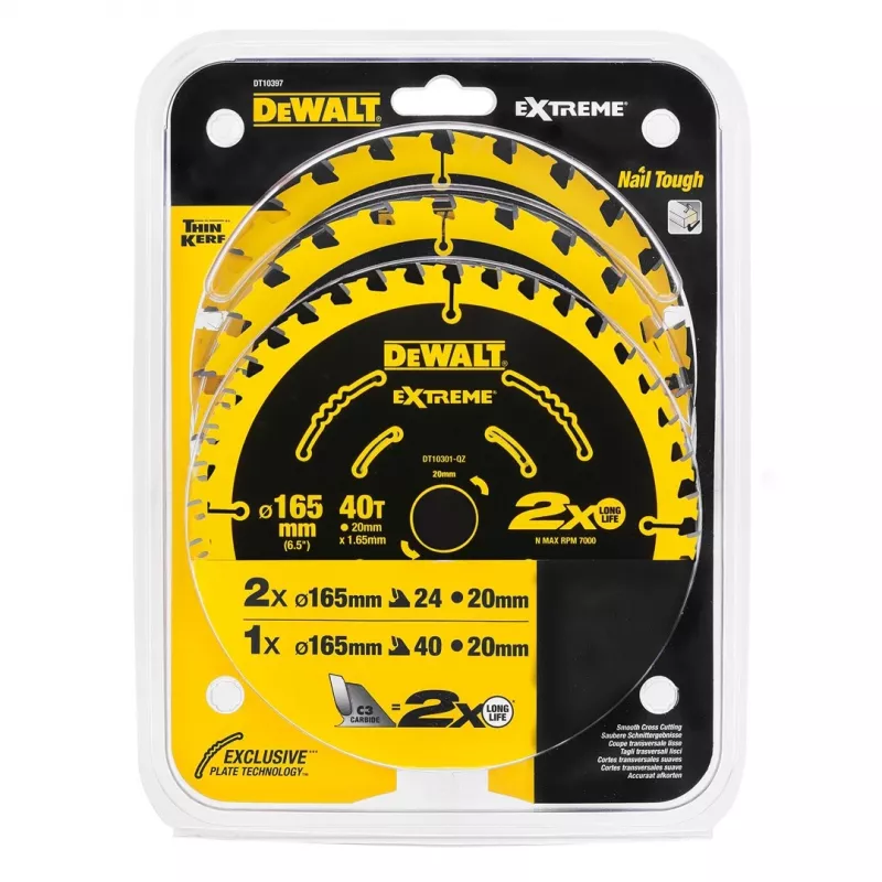 Piła tarczowa DeWALT DT10397-QZ 3 szt.