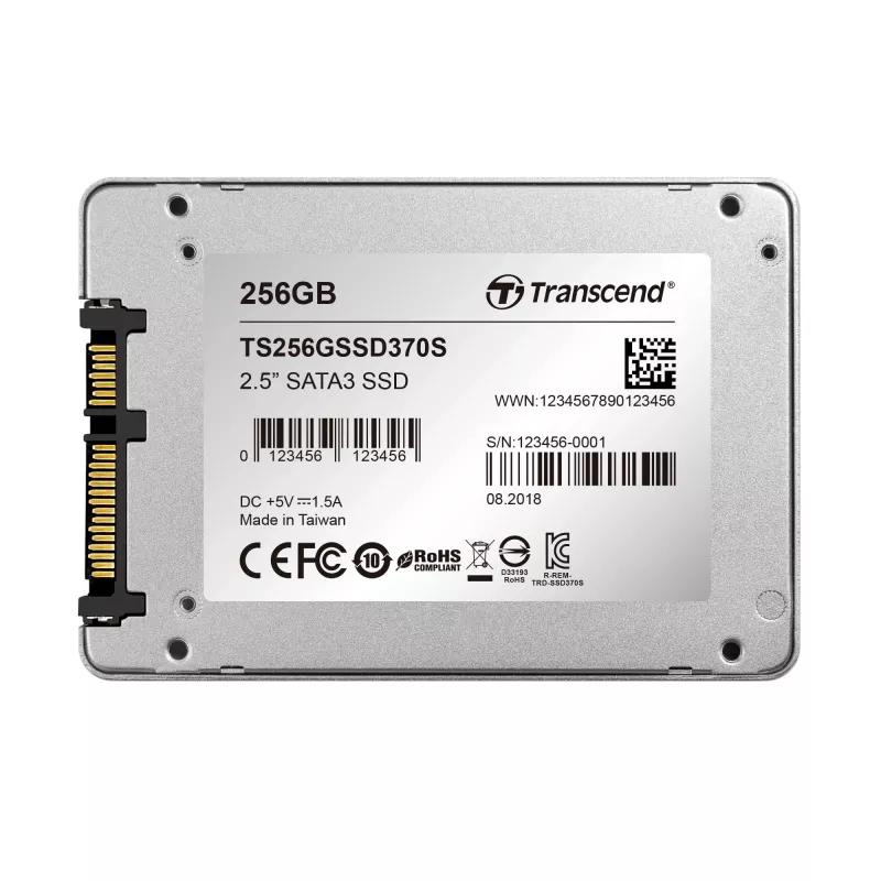Dysk SSD Transcend 256 GB 2,5 cala SATA3 TS256GSSD370S