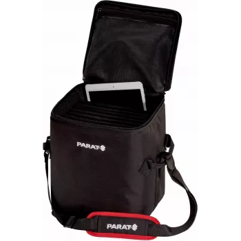 Torba na ramię Parat TB10 27,9 cm (11 cali) Czarno-czerwona