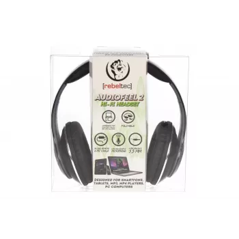 Słuchawki stereo Rebeltec AUDIOFEEL2 Czarny