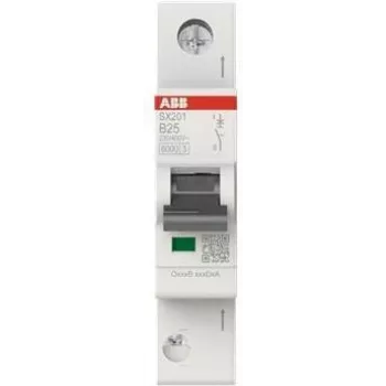 Wyłącznik nadprądowy ABB SX201-B25 Flexline B-Char.6kA 25A 1P (2CDS251003R0255)