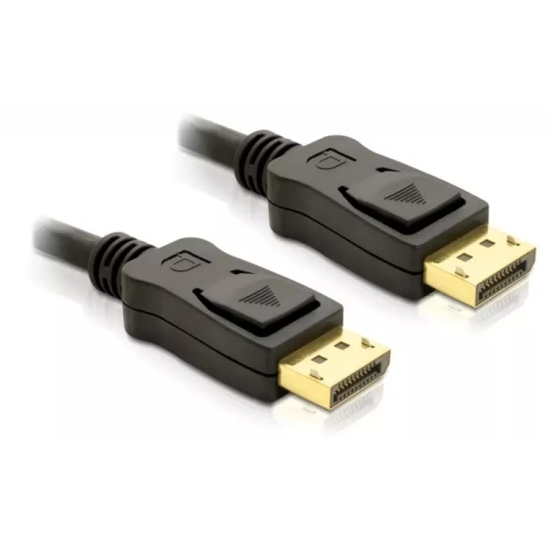 Kabel DisplayPort DeLOCK 82424 3 m męski-męski złoty czarny