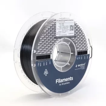 Filament do druku 3D Gembird PETG 1,75 mm Czarny 1 kg
