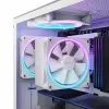 NZXT T120 RGB Chłodzenie procesora powietrzem 12 cm Biały 1 szt.