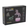 Manta SNL116RGB RGB Lampa dekoracyjna LED 3D z motywem koni
