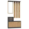 Szafka w przedpokoju top e shop GAR ANT/ART z 1 drzwiami uchylnymi, 850×240×1600 mm