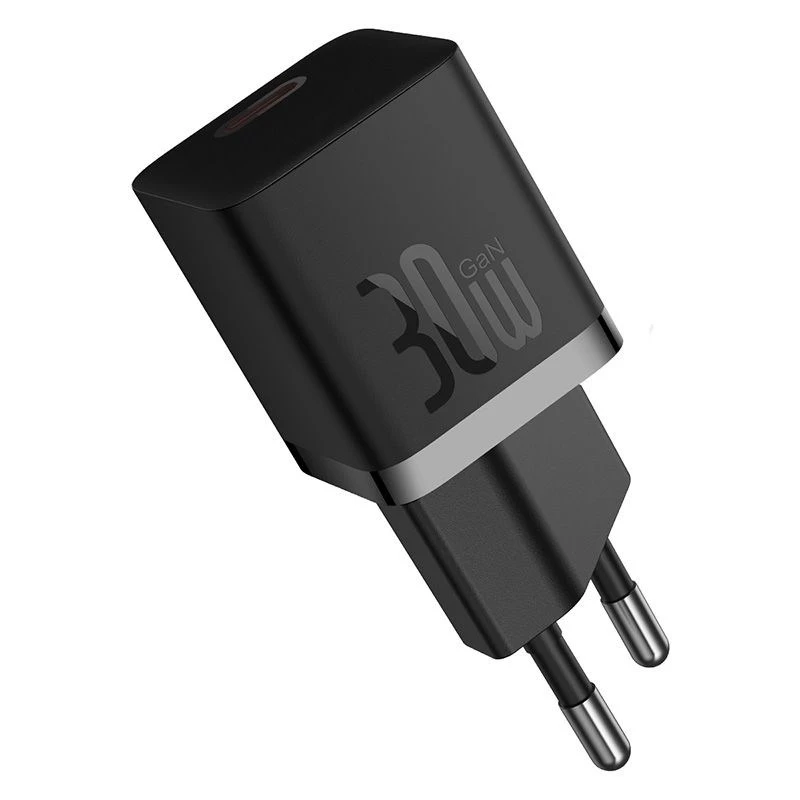 Baseus P10110902113-01 USB-C GaN5 mini 30W ładowarka sieciowa Czarny