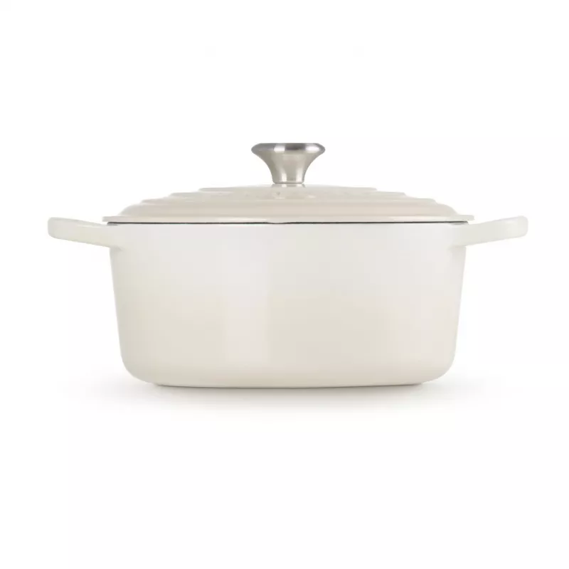Le Creuset Signature Roaster okrągły 26cm beza (21177267164430)