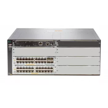 Zarządzalny przełącznik L3 HP HPE 5406R 44GT PoE+ i 4×SFP+ (bez zasilacza) — 44×Gigabit RJ-45, 4×10Gb SFP+, PoE+, 960 Gbit/s, 4U