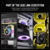 Wentylator Corsair iCUE LINK RX140 RGB 14 cm biały 300-1700 RPM