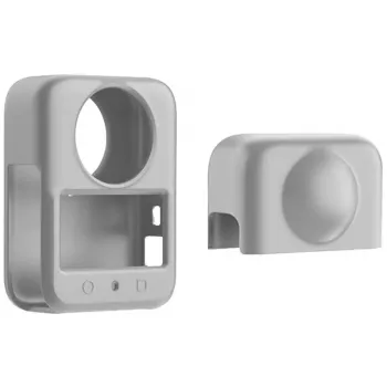 Silikonowa osłona z osłoną obiektywu PULUZ DJI Osmo 360 (szary)
