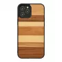 Etui man and wood na iPhone 12 / 12 Pro — czarny piasek