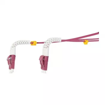 Synergy 21 LWL-2-Faser-Patchk. 20mtr.LC-LC 50/125um OM4 AD 2mm flexible Knickschutztülle - Multimode-Faser - 20 m
