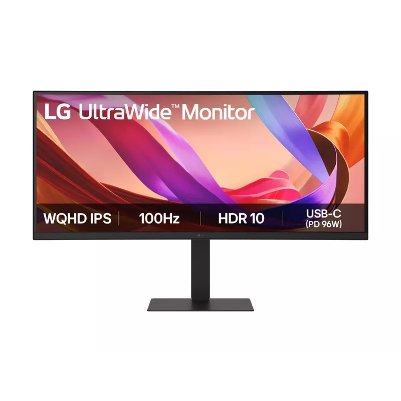 Monitor LG 34 cali 21:9 UltraWide WQHD (3440x1440) IPS HDR10 z sRGB 99% (typ.), uniwersalna łączność USB-C