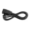 Kabel zasilający Qoltec 53991 czarny 1,2 m złącze C20 C13