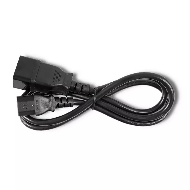 Kabel zasilający Qoltec 53991 czarny 1,2 m złącze C20 C13