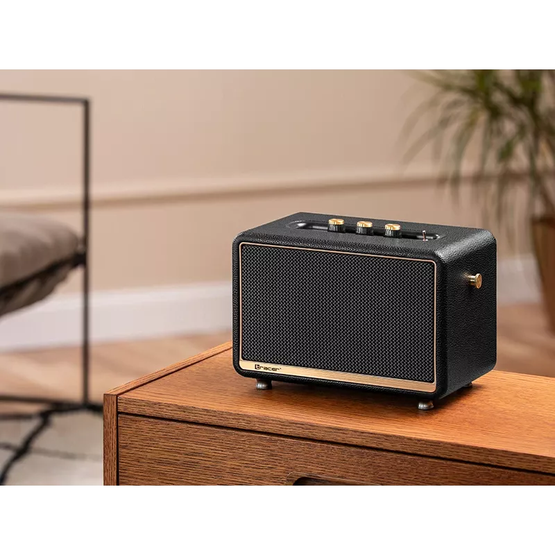 Przenośny głośnik stereo Tracer M30 TWS BT Czarny, Złoty