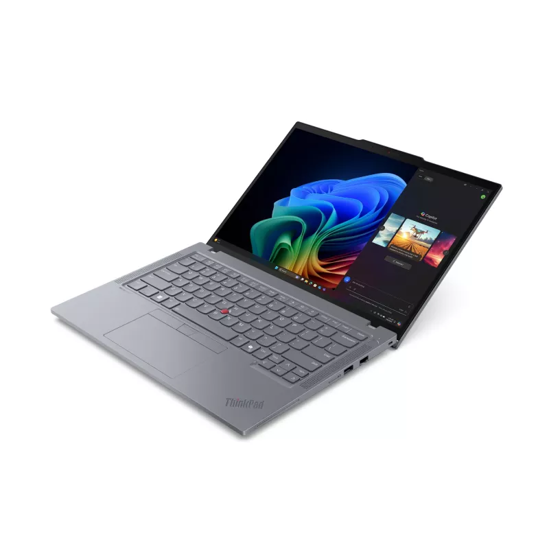Lenovo ThinkPad T14 Gen 6 Copilot+ Ryzen™ AI 5 PRO 340 256GB SSD 16GB 14 WUXGA (1920x1200) IPS WIN11 Pro GREY Podświetlana klawiatura Czytnik linii papilarnych 1YW
