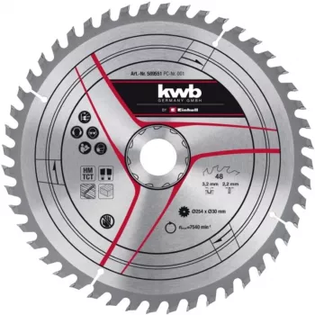 KWB Tarcza piły tarczowej TCT Ø 254 x 30 mm, 3,2 mm, 48 zębów