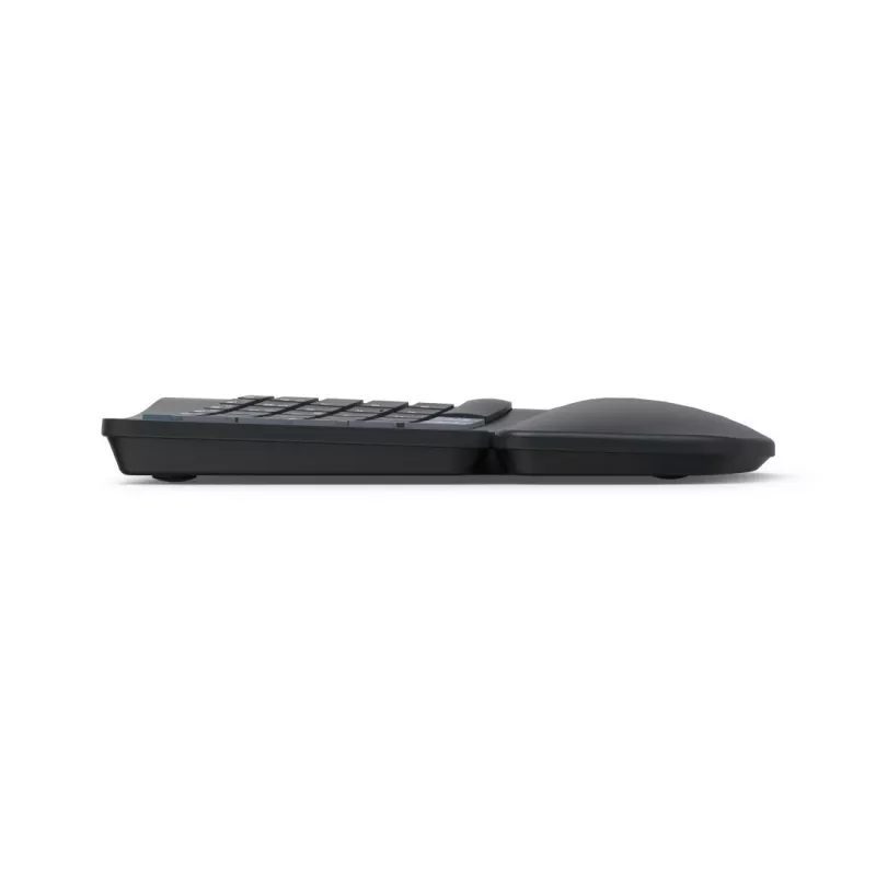 Bezprzewodowa ergonomiczna klawiatura HAMA WK-900 czarna USB, kompaktowy układ, połączenie bezprzewodowe