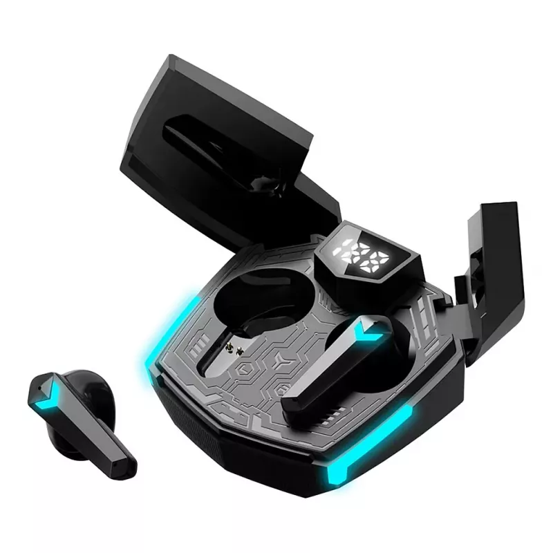 Słuchawki Canyon GTWS-2 Bezprzewodowe Nauszne Gaming USB Type-C Bluetooth Stacja Ładująca Czarny (CND-GTWS2B)