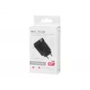 Gniazdo USB ładowarki ściennej LCD + USB-Cx2 PD 65W GAN czarne watomierz