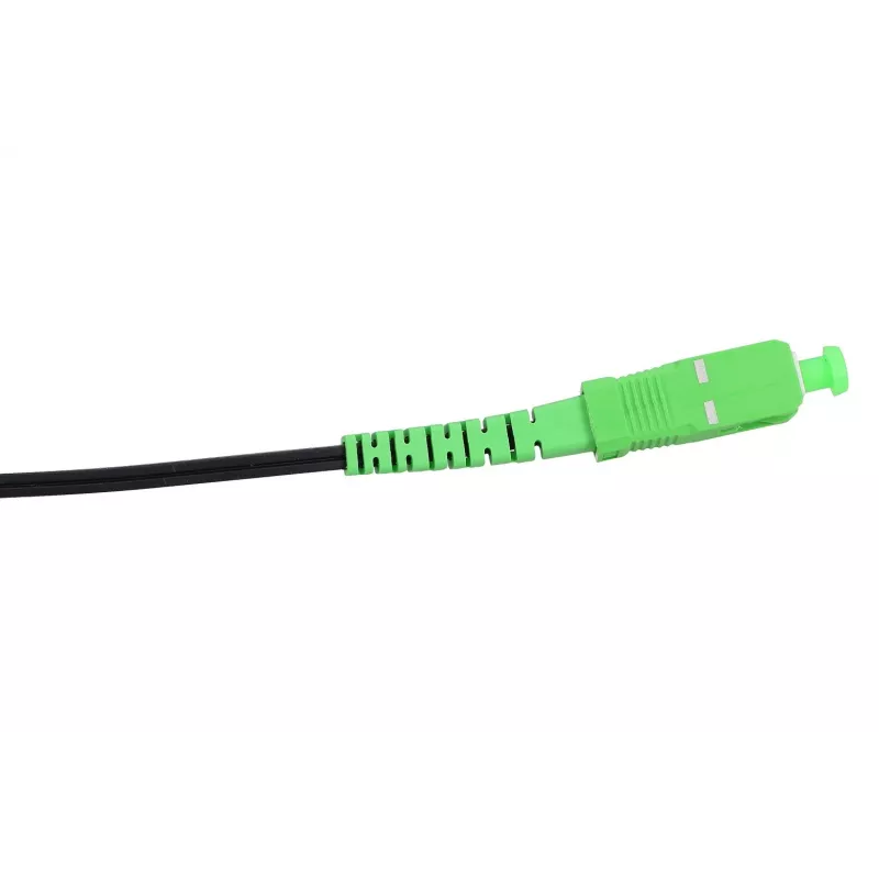 Extralink Patchcord SC/APC-SC/APC płaski drop single mode Simplex G.657A2 100m