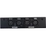 Rozdzielacz DMX EUROLITE DMX Split 2 3/5-Pin — 1 wejście na 2 wyjścia, obsługuje złącza 3-pin i 5-pin DMX
