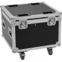 Flightcase Roadinger 4x TMH-S90/H90/B90 — wytrzymała konstrukcja na 4 urządzenia