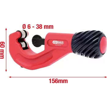 Obcinak do rur ks tools 103.5000 do rur Ø6–38 mm, długość 156 mm
