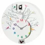 NeXtime zegar 2998wi Cuckoo Round, 30x10 cm, ścienny, biały