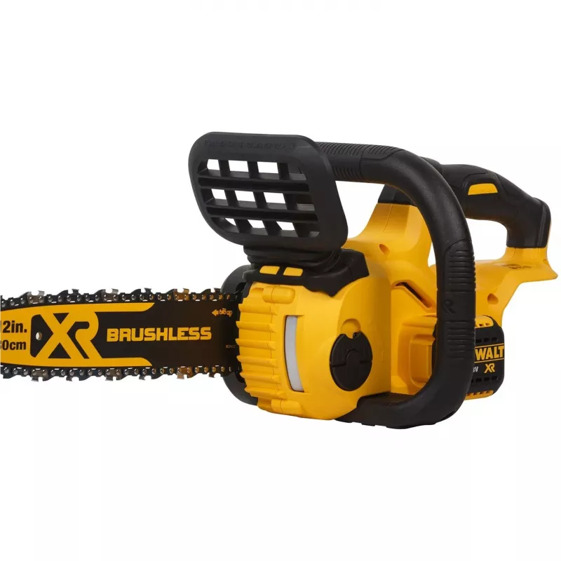 Pilarka łańcuchowa DeWALT DCM565N-XJ — bezprzewodowa, zasilana bateriami, prowadnica 30 cm, pojemność baterii 5 Ah, zbiornik oleju 0,14 L