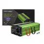 Przetwornica samochodowa Qoltec Monolith 1200 W Zielona 12 V