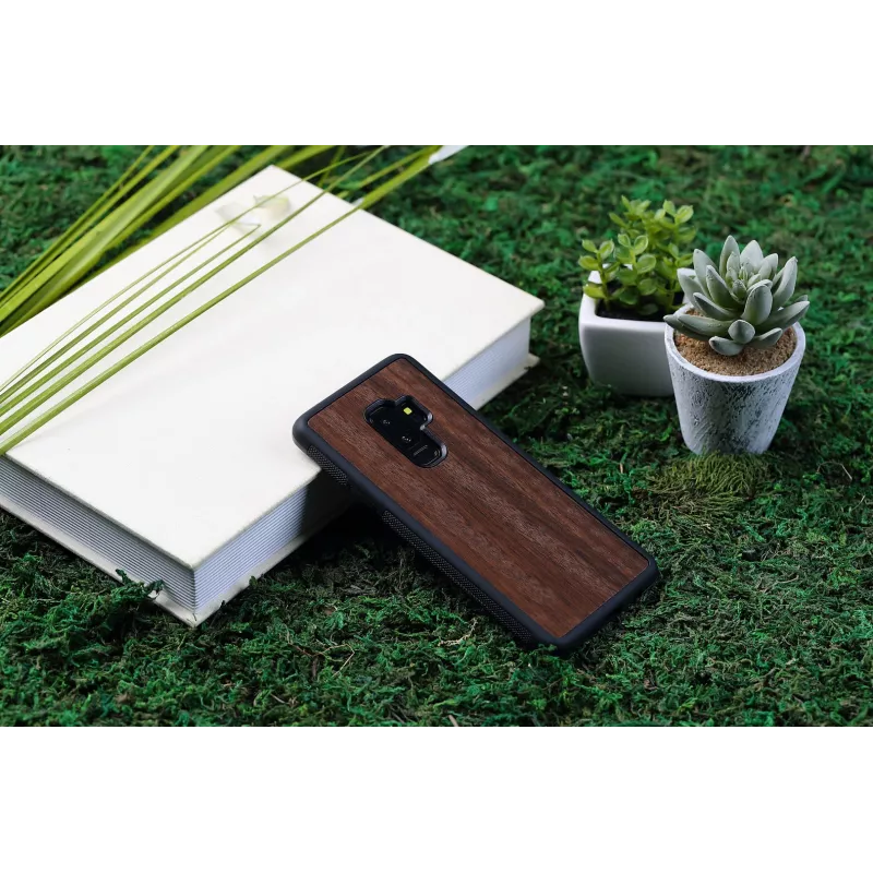 Etui na smartfon man and wood dla Galaxy S9 Plus, wzór koala, czarne