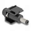DeLOCK Moduł Keystone DC 5,5 x 2,1 mm żeński na męski czarny