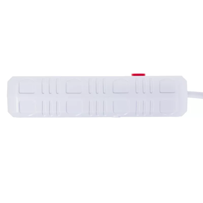 Listwa zasilająca MACLEAN MCE392 W — 4 gniazda F, 3×USB A, 110–240V, maks. 2.1A, 2500W, kabel 1,5 m, biała