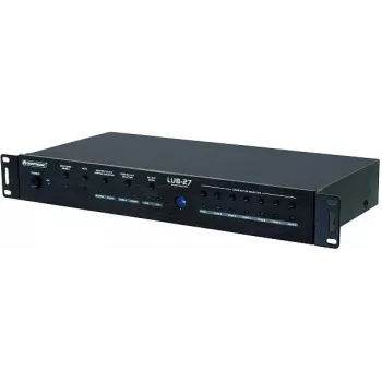 Przełącznik głośnikowy Omnitronic LUB-27 7‑portowy czarny