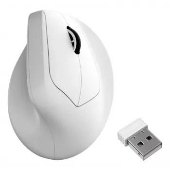 Mysz mechaniczna Keychron M5 8K biała (M5-A24) przewodowa/bezprzewodowa, kompaktowa konstrukcja