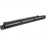 Patch panel Alantec PK001 24-port UTP Cat.6 1U 19 cali – 24x RJ45, U/UTP (UTP), czarny