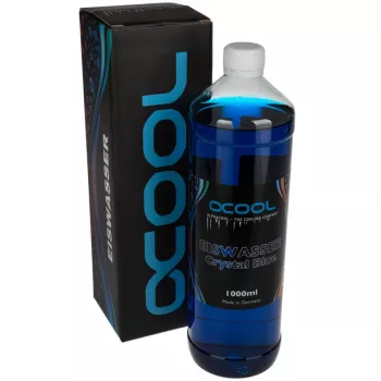 Alphacool Eiswasser Crystal Niebieski, 1000ml gotowy płyn chłodzący - niebieski