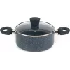 Garnek Russell Hobbs RH00848EU 20 cm kamienny – garnek do gotowania na kuchence z pokrywką