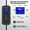 Qoltec Mobilny Ładowarka EV do Samochodu Regulowana 2w1 Type2 | 7kW | 230V | CEE 3 PIN | Wi-Fi | LCD | Przenośna | Wallbox | 5m