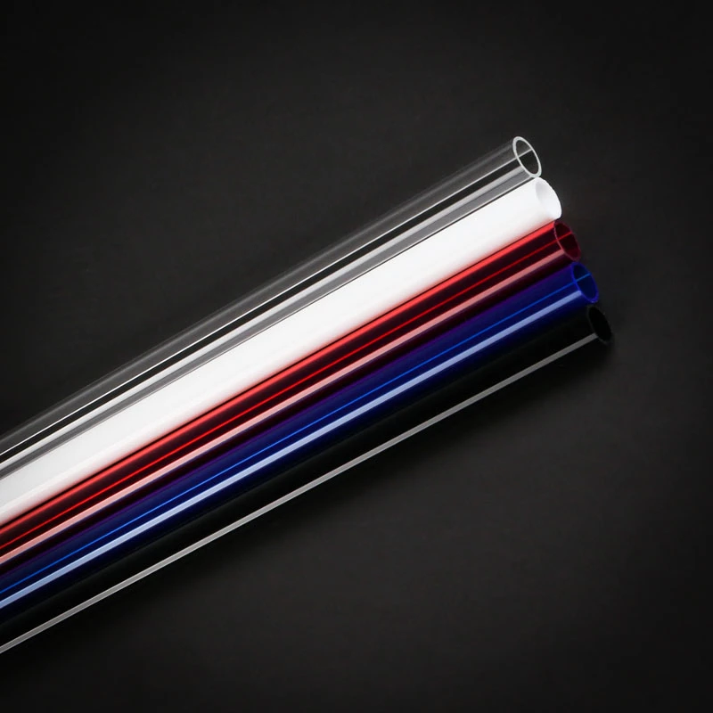 Sztywna rurka Crystal Link 12/10mm 1000mm — BitsPower BP-NCCLT12ACBK-L1000 (czarna)