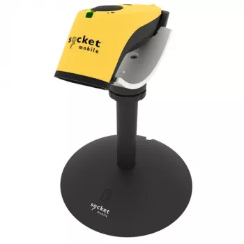 Ręczny skaner kodów kreskowych Socket Mobile S720 z ładowarką — żółty