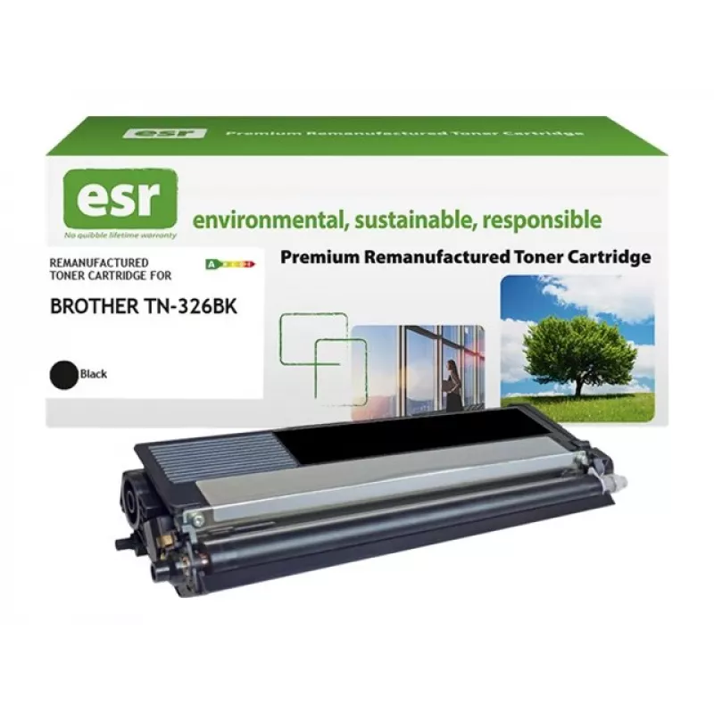 Toner ESR, odpowiednik Brother TN-326BK, czarny, regenerowany, wydajność 4000 stron