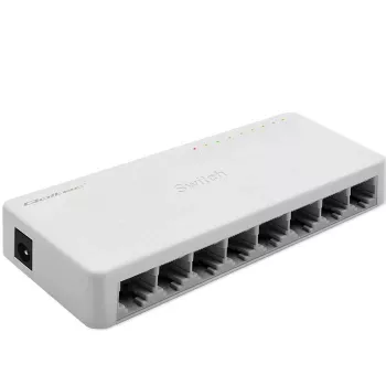 Przełącznik sieciowy Qoltec 8xRJ45 1000Mbps LAN