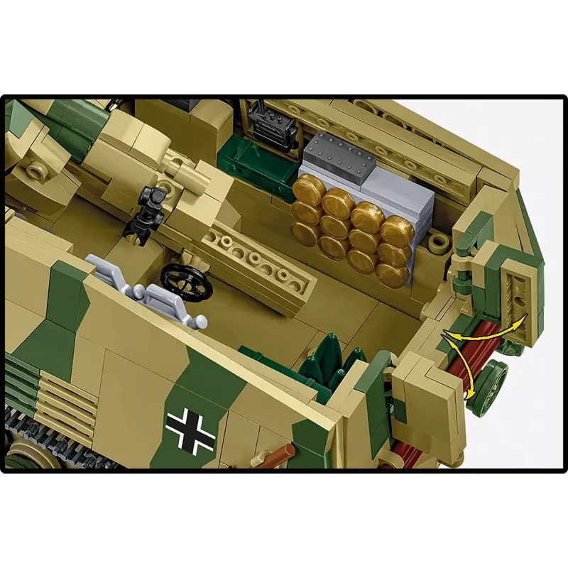 Zestaw konstrukcyjny Cobi Panzehaubitze Hummel 1118 elementów model do składania