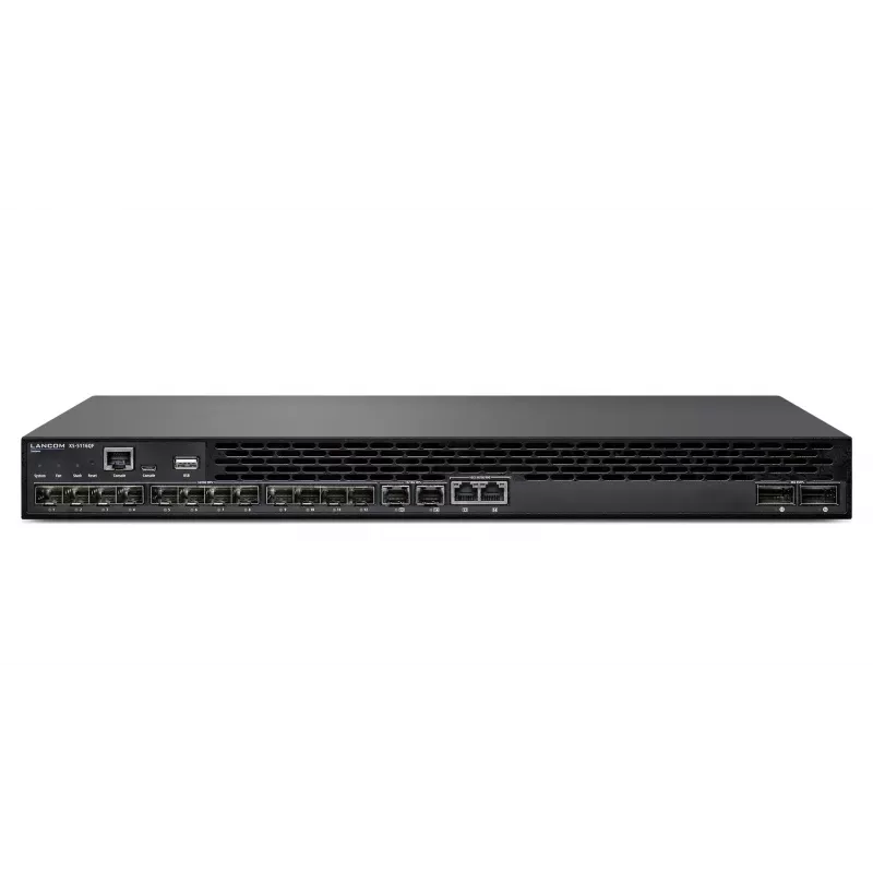 LANCOM XS-5116QF Zarządzalny przełącznik L2/L3 10G Ethernet (100/1000/10000) 1U Czarny