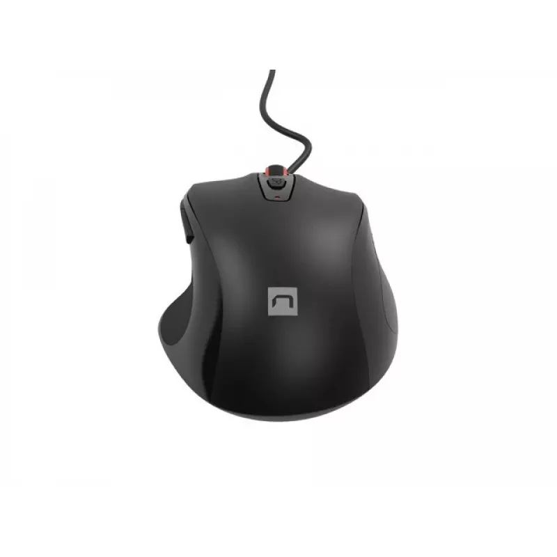Przewodowa mysz optyczna NATEC NMY-2047 USB Type-A, 4000 DPI, 6 przycisków, praworęczna, podświetlenie